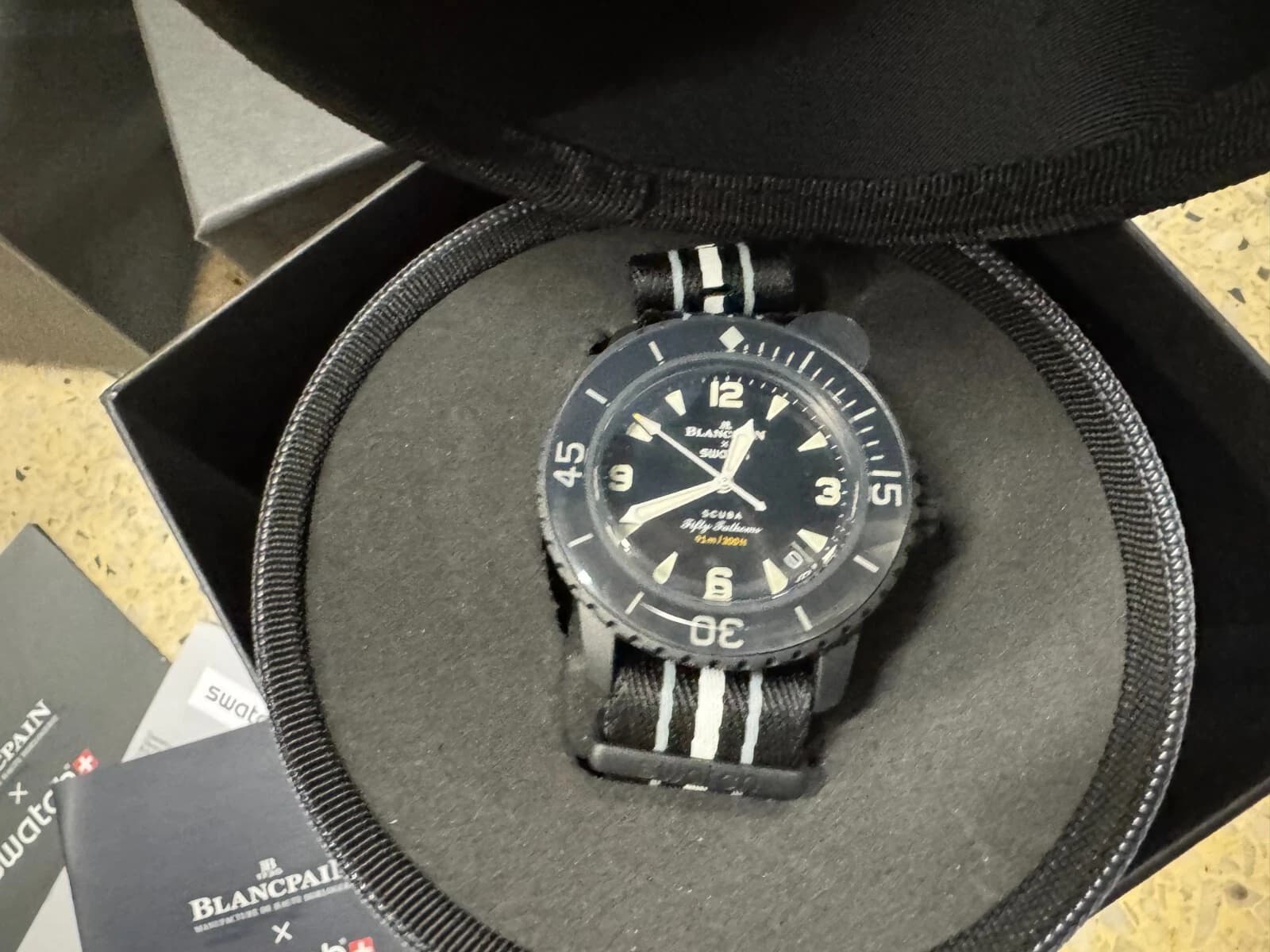 Swatch Blancpain Fifty Fathoms SO35B400