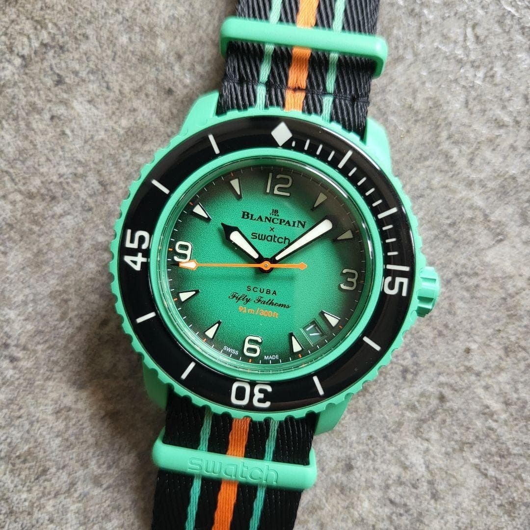 Blancpain x Swatch Ocean of Storms SO35I100