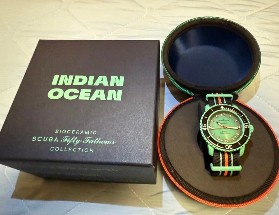 BLANCPAIN x SWATCH INDIAN OCEAN SO35I100