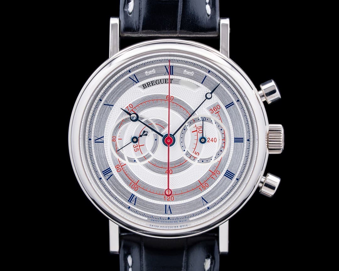 Breguet Classique 5247BB Classique Chronograph 18K White Gold Silver Dial 5247BB/12/9V6