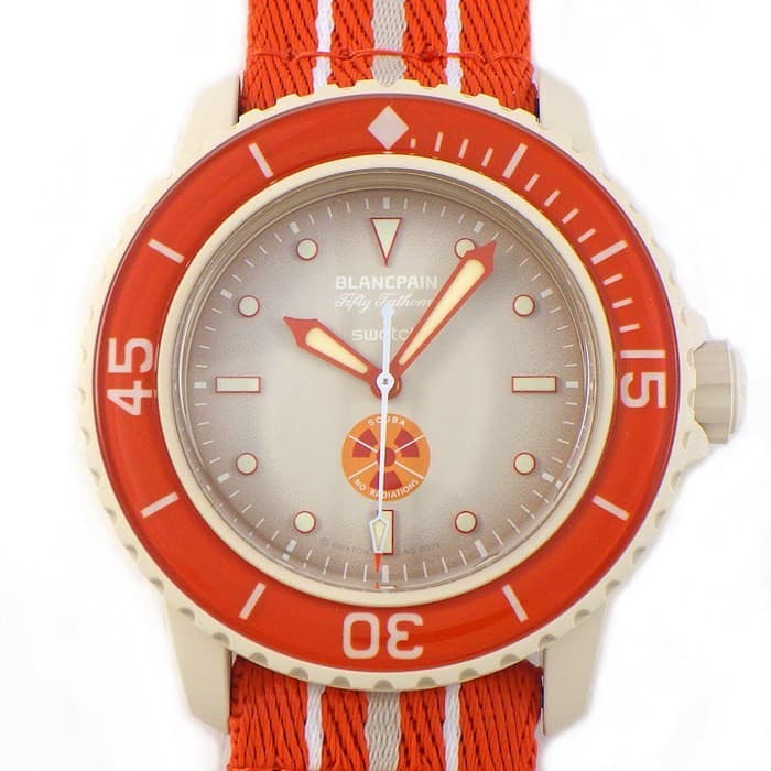 Blancpain X Swatch SCUBA FIFTY FATHOMS ARCTIC OCEAN SO35N100