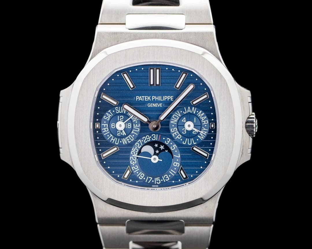 Patek Philippe Nautilus 5740/1G Nautilus Perpetual Calendar 18K White Gold Blue Dial 5740/1G-001
