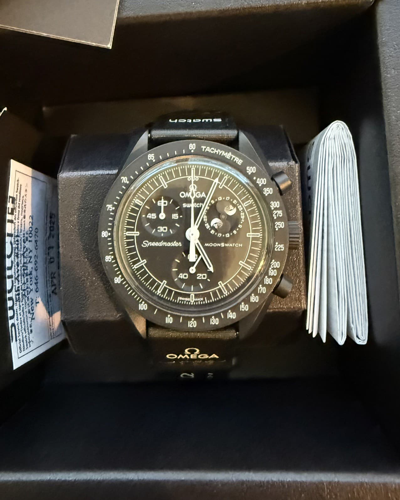 OMEGA x Swatch Speedmaster Mission to the Moonphase SO33B700