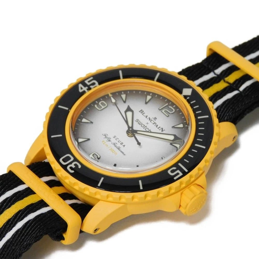 Blancpain x Swatch SCUBA Fifty Fathoms Collection ”Pacific Ocean” SO35P100