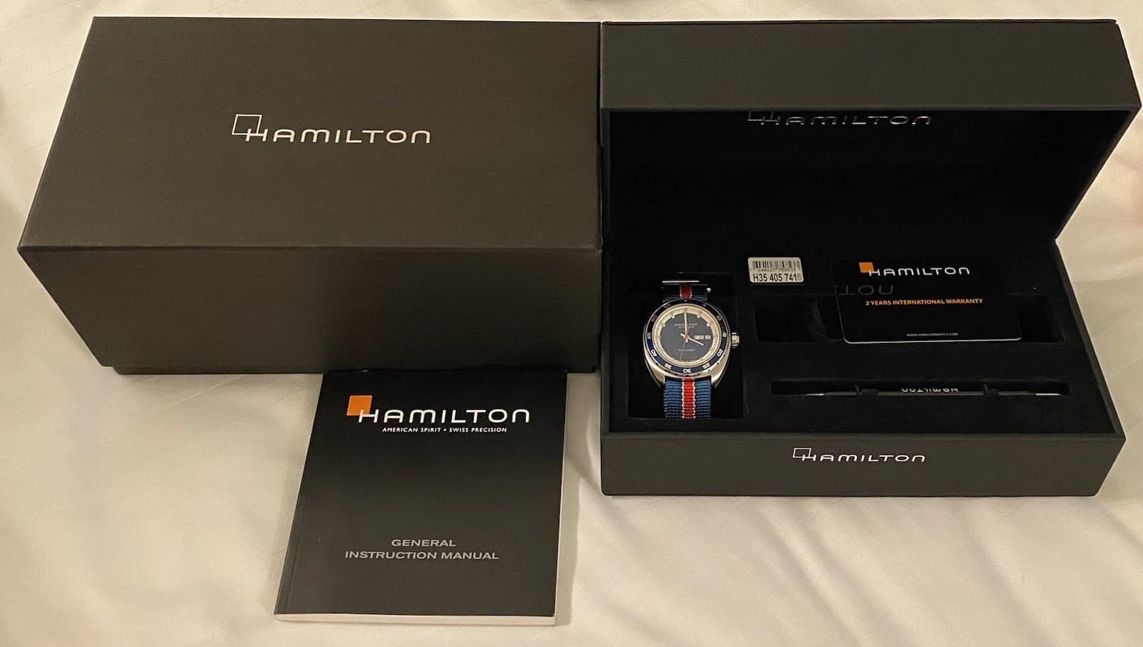 Hamilton American Classic Amercian classic pan europ day date automatic H35405741