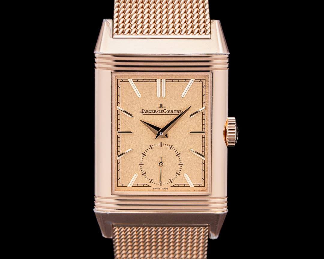Jaeger-LeCoultre Reverso Tribute Monoface Small Seconds 18K Rose Gold Gold Dial 2026 Q713216J