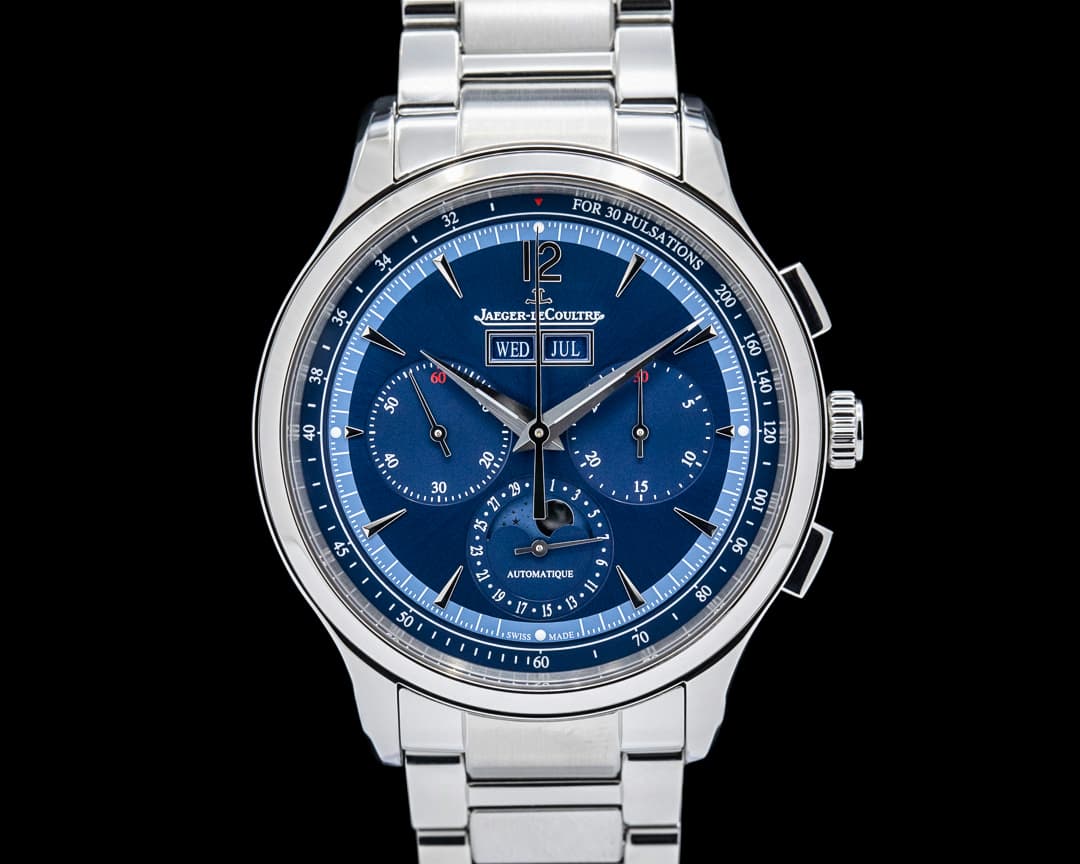 Jaeger-LeCoultre Master Control Chronograph Calendar SS Blue Dial Q4138180