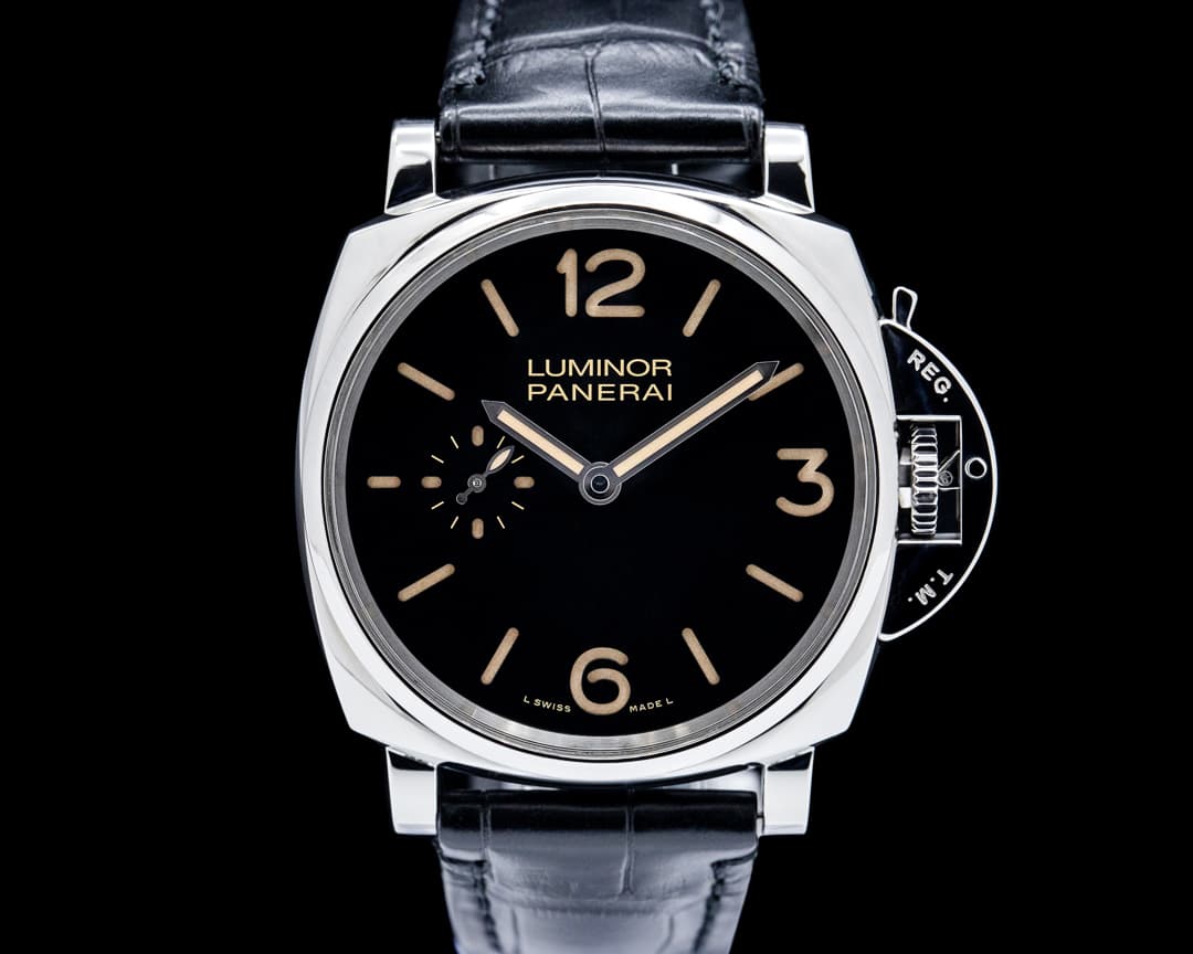 Panerai Luminor Due Luminor Due 3 Days Acciaio SS Black Dial PAM00676