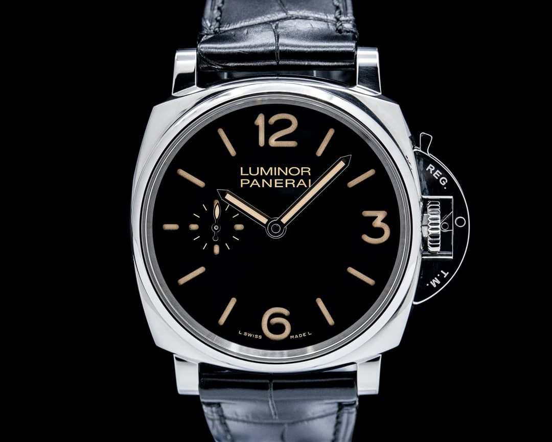 Panerai Luminor Due Luminor Due 3 Days Acciaio SS Black Dial PAM00676