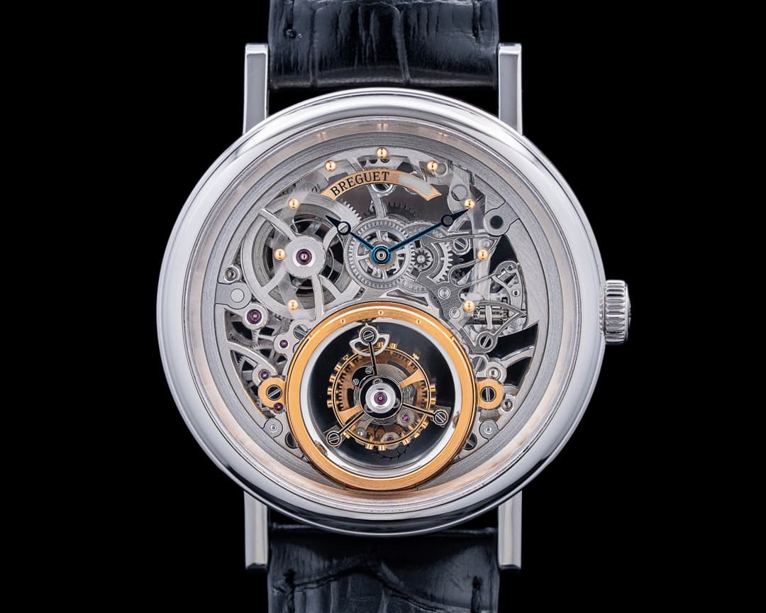 Breguet Classique Complications 5335PT Classique Tourbillon Messidor Platinum Skeleton Dial 5335PT/42/9W6