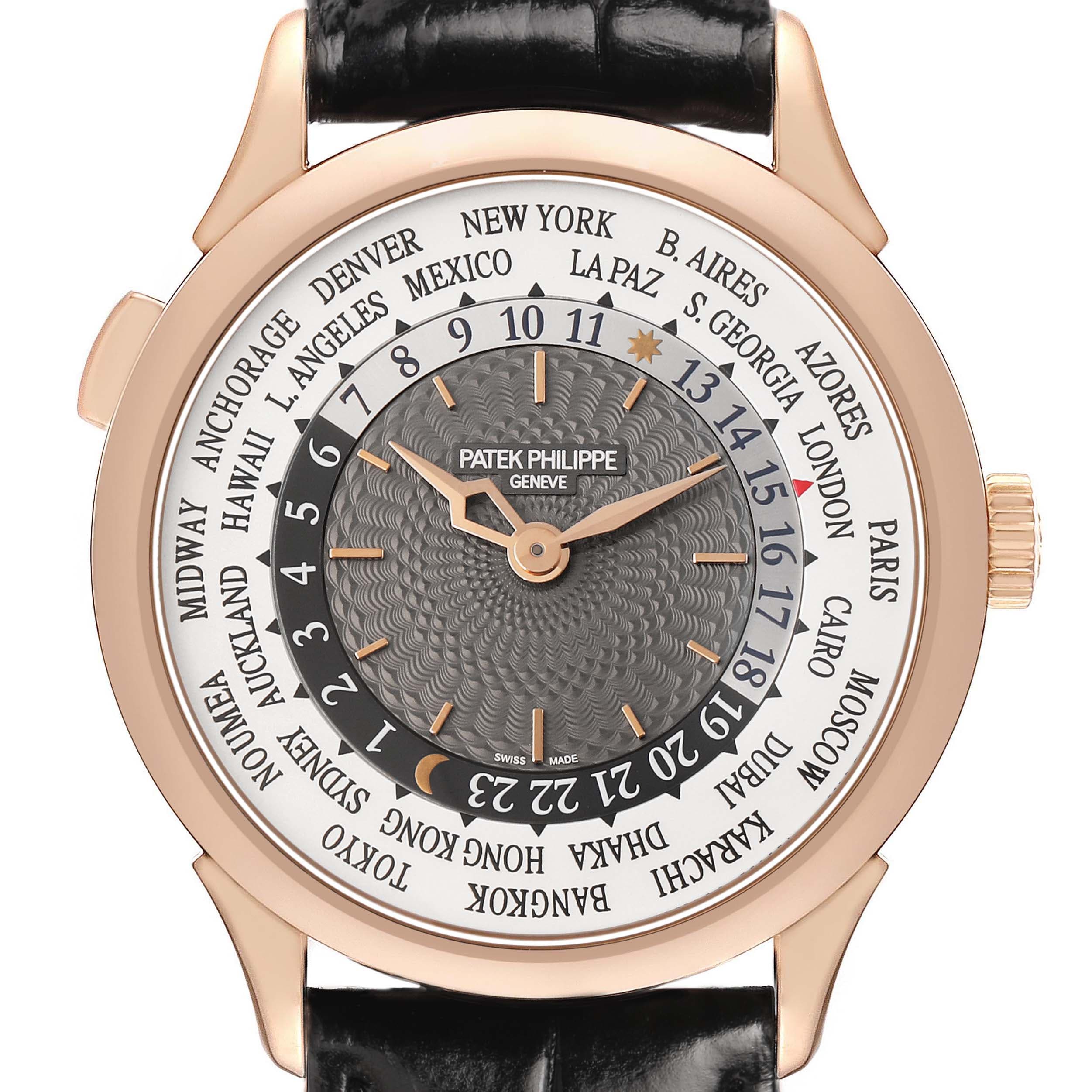 Patek Philippe Complications World Time Complications Rose Gold 5230R 5230 Papers 5230R-001