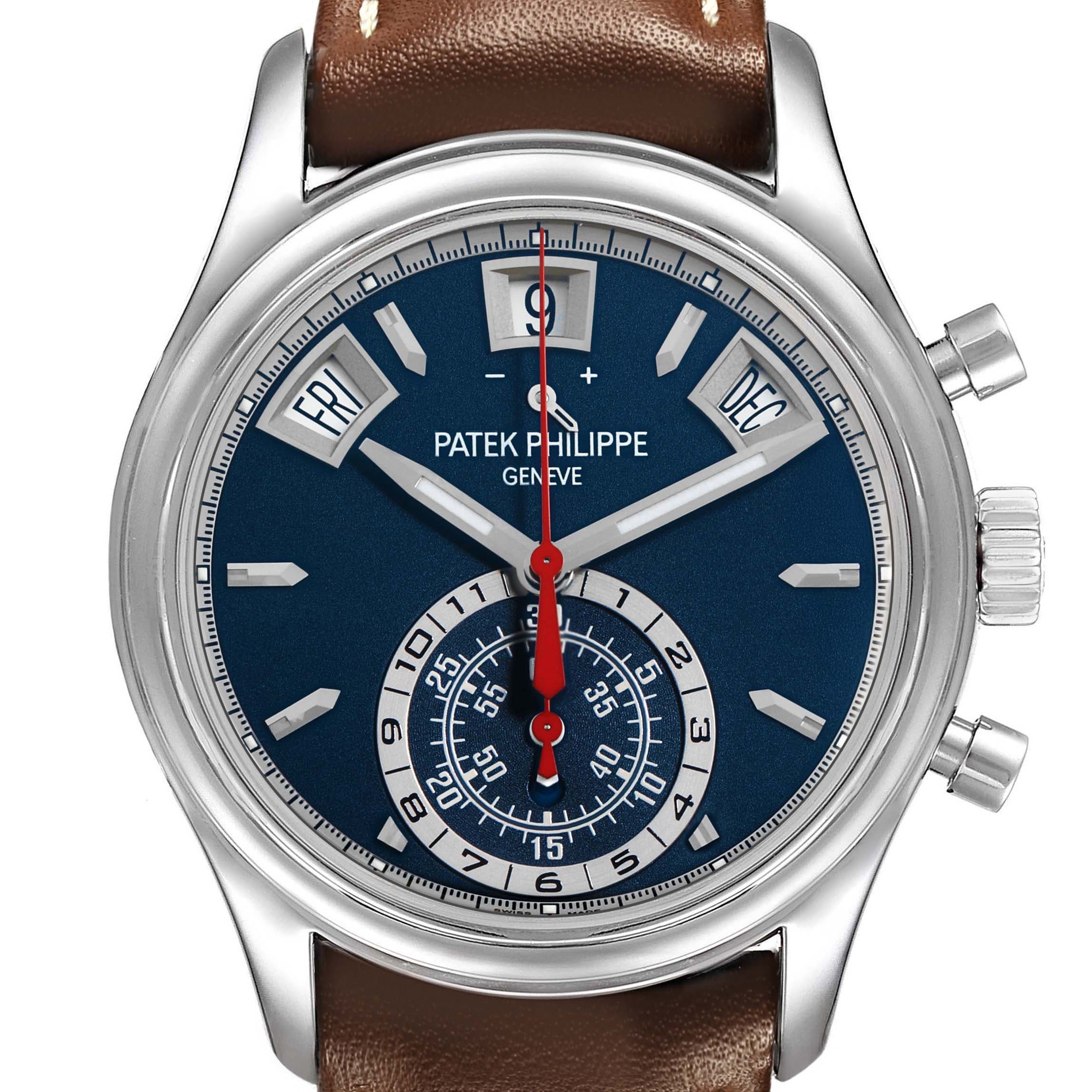 Patek Philippe Complications Annual Calendar Chronograph Watch 5960g 5960 5960/01G-001
