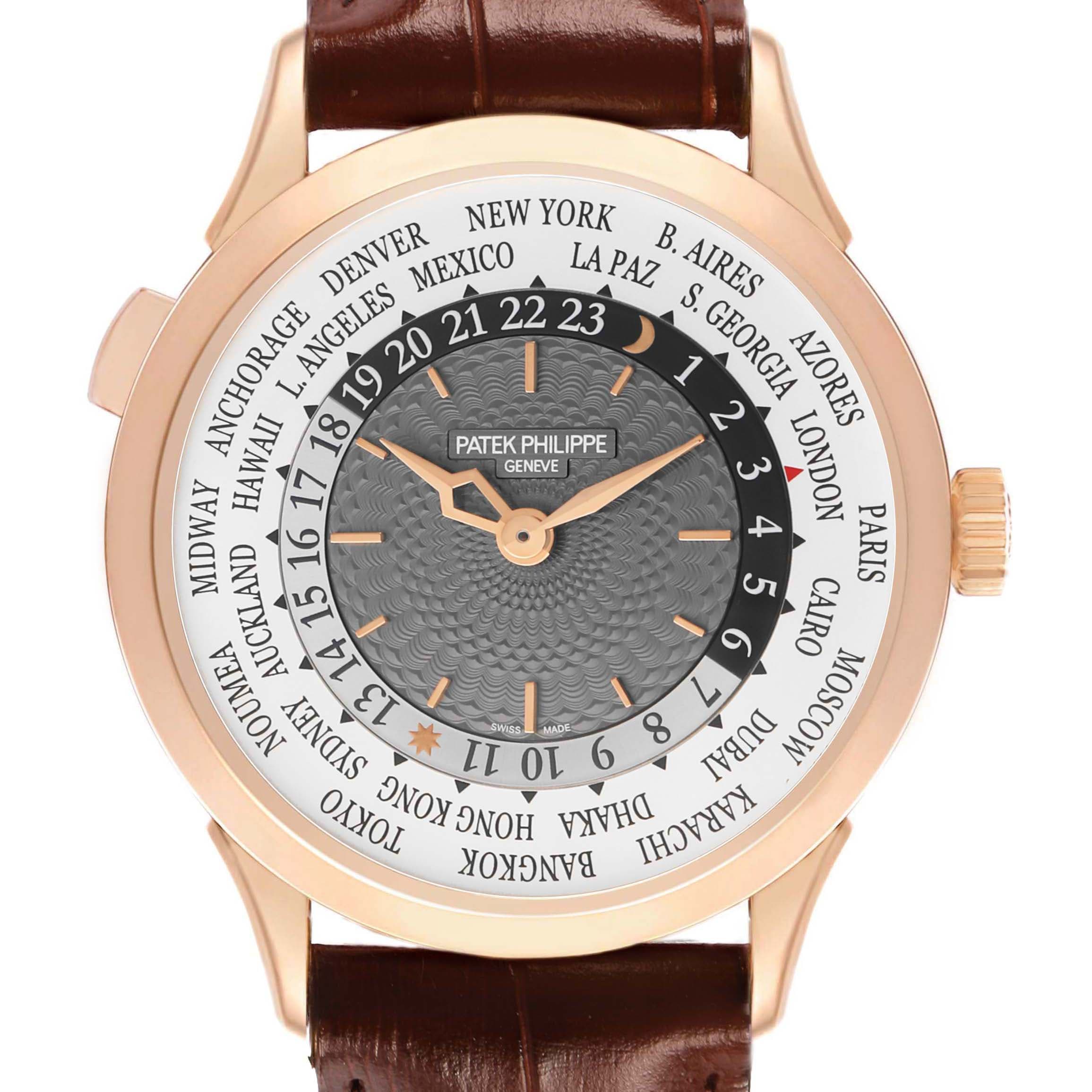 Patek Philippe Complications World Time Complications Rose Gold 5230R 5230 Papers 5230R-001