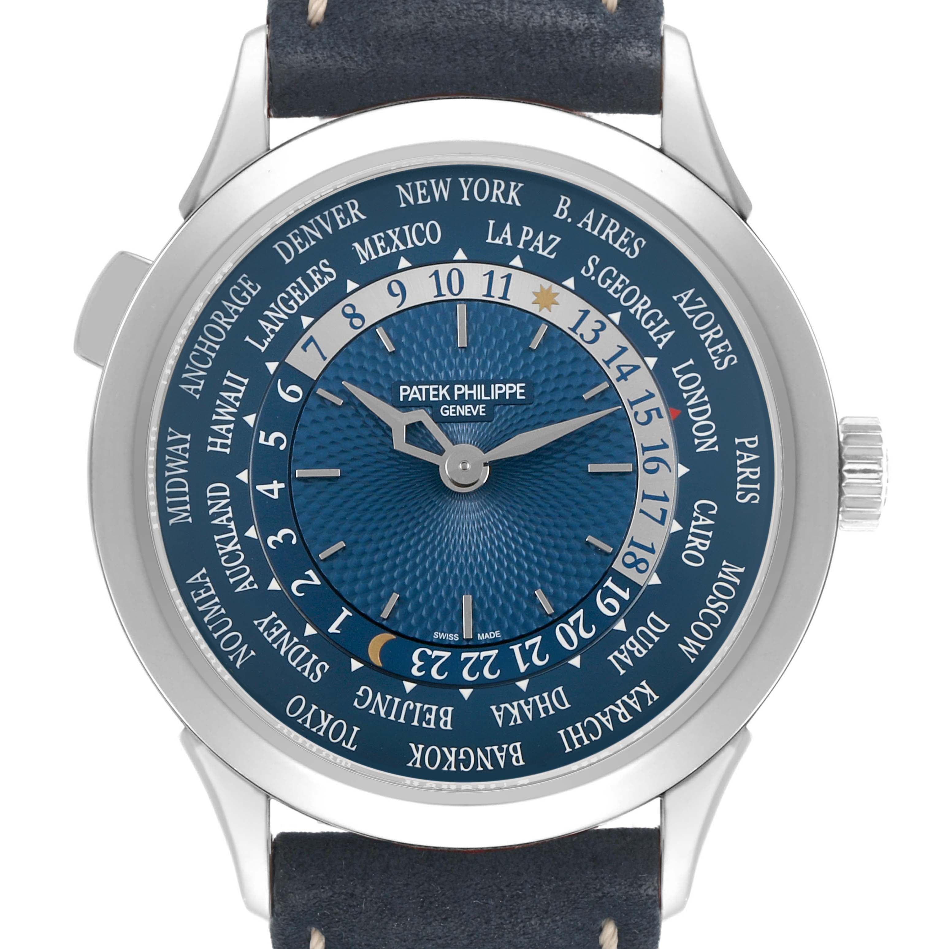 Patek Philippe Complications World Time Complications Platinum Watch 5230 5230P 5230P-001