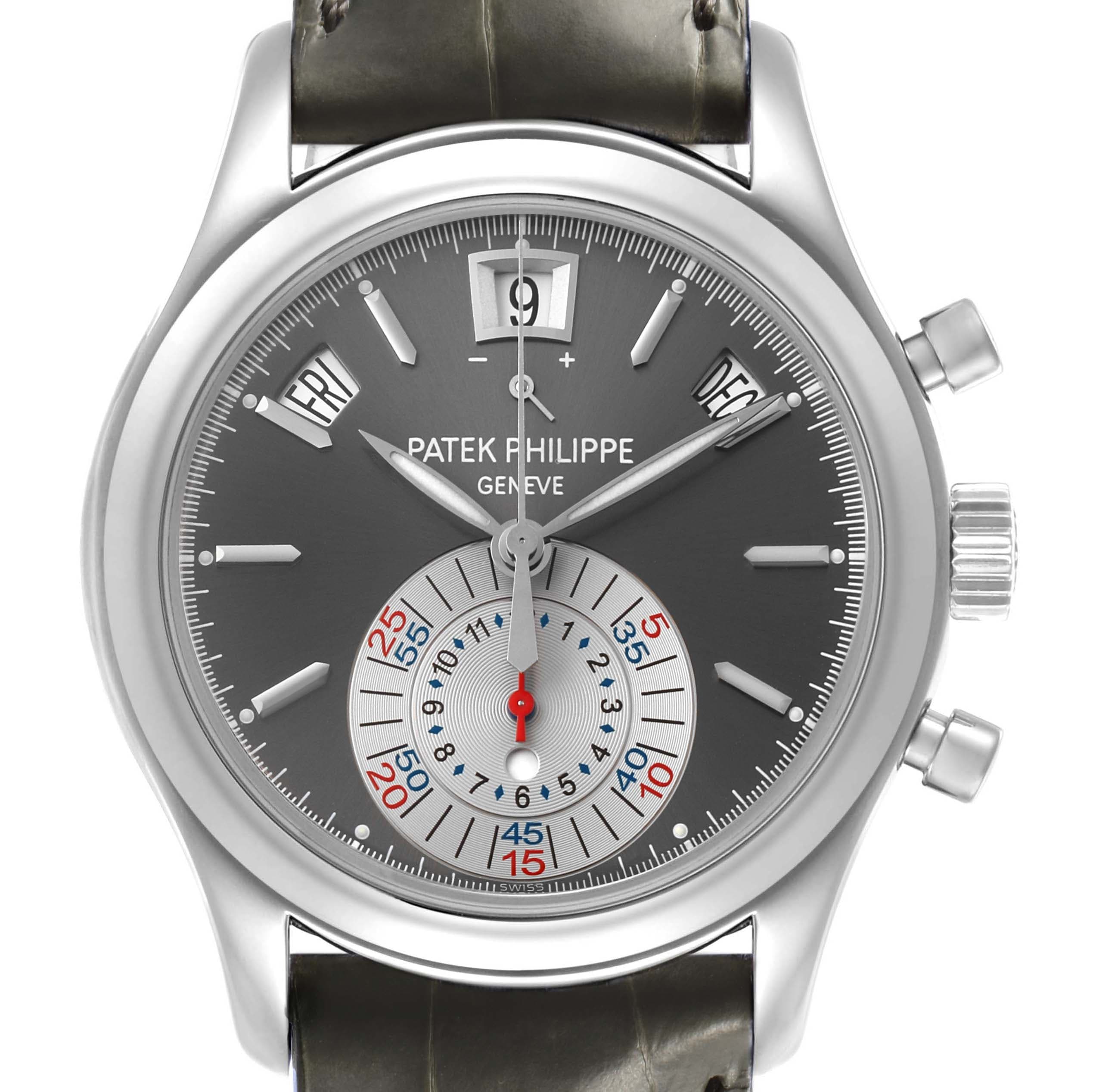 Patek Philippe Complications Annual Calendar Chronograph Platinum 5960P 5960 5960P-001