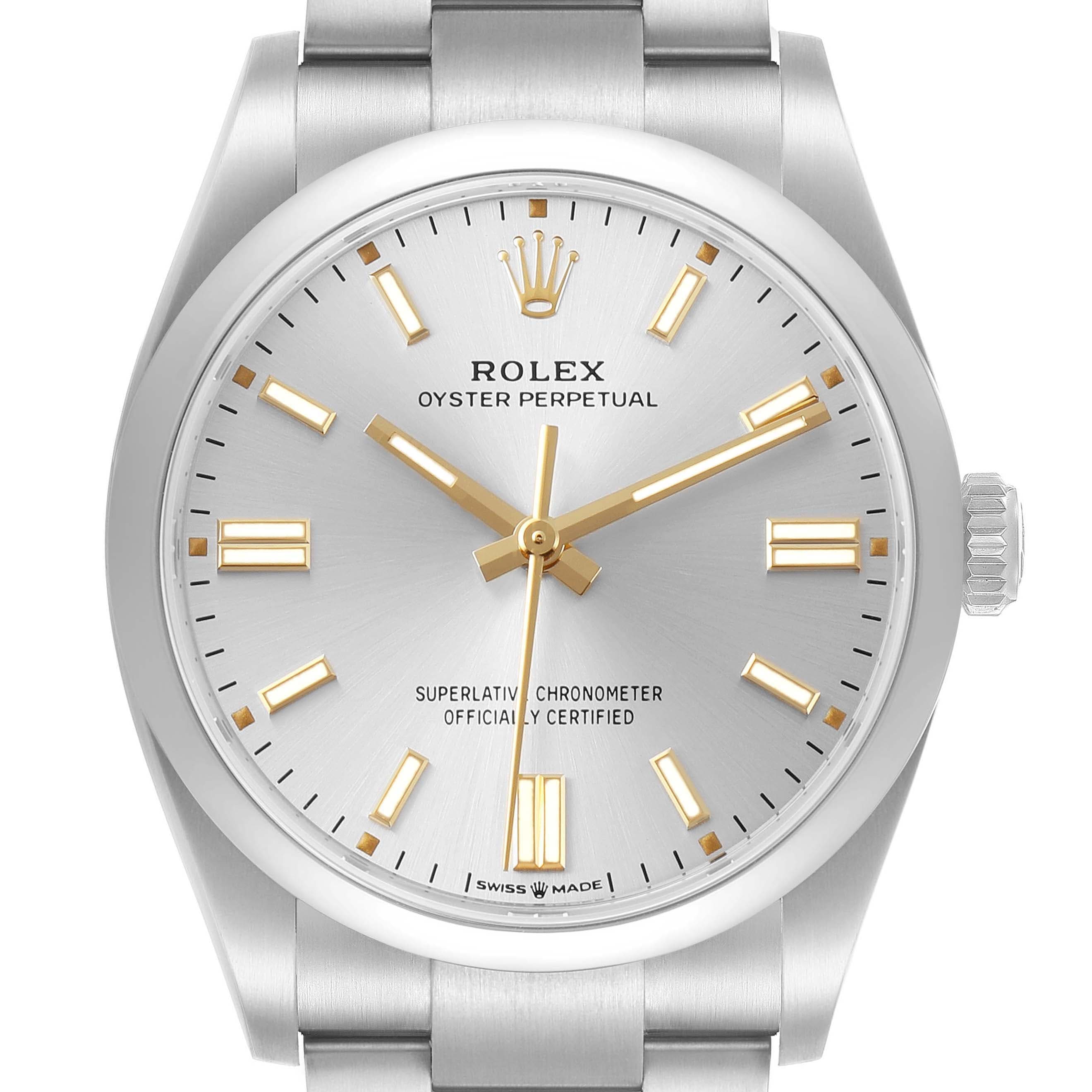 Rolex Oyster Perpetual 36 Steel Silver Dial 126000