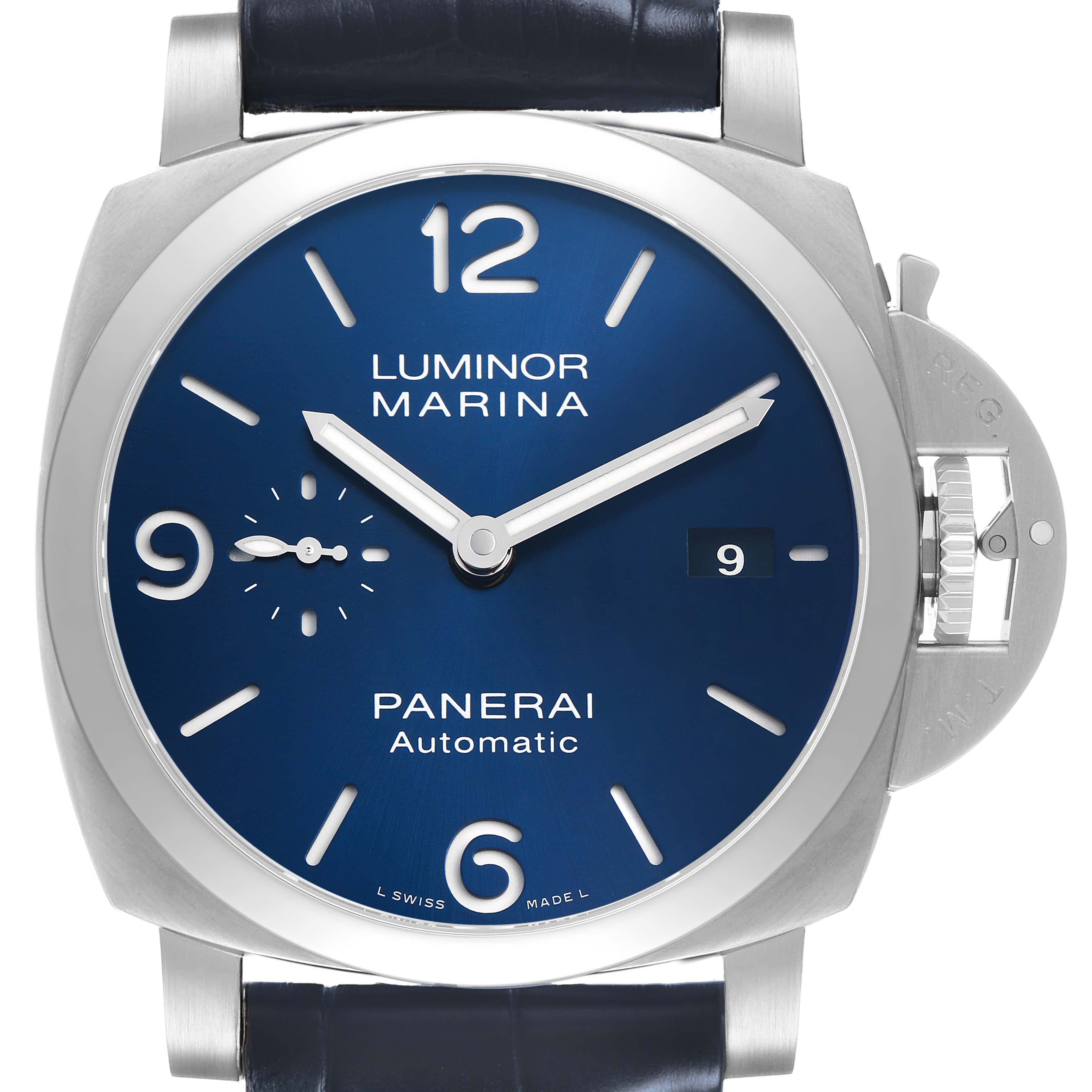 Panerai Luminor Marina Steel Blue Dial PAM01313