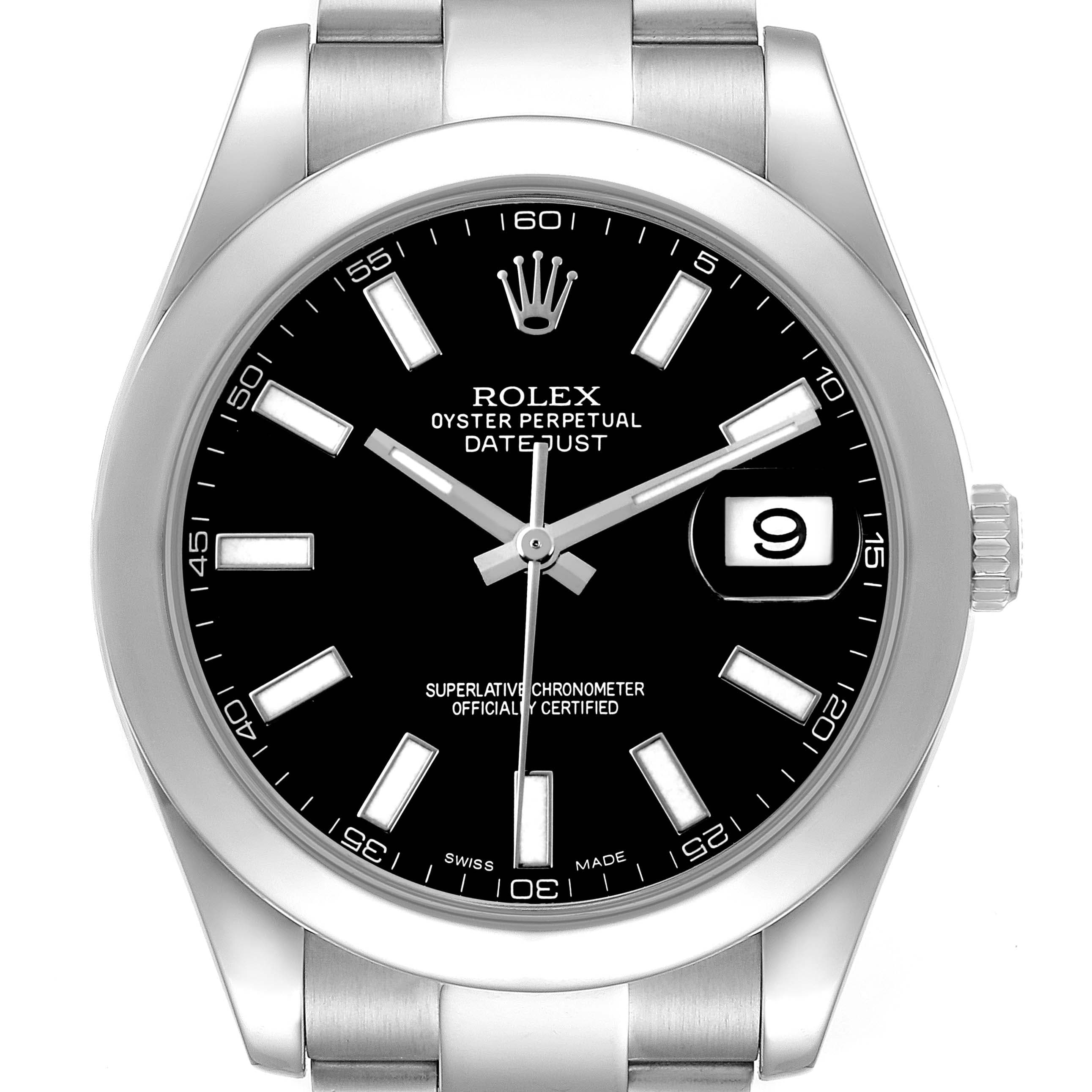 Rolex Datejust II 41 Steel Black Dial 116300