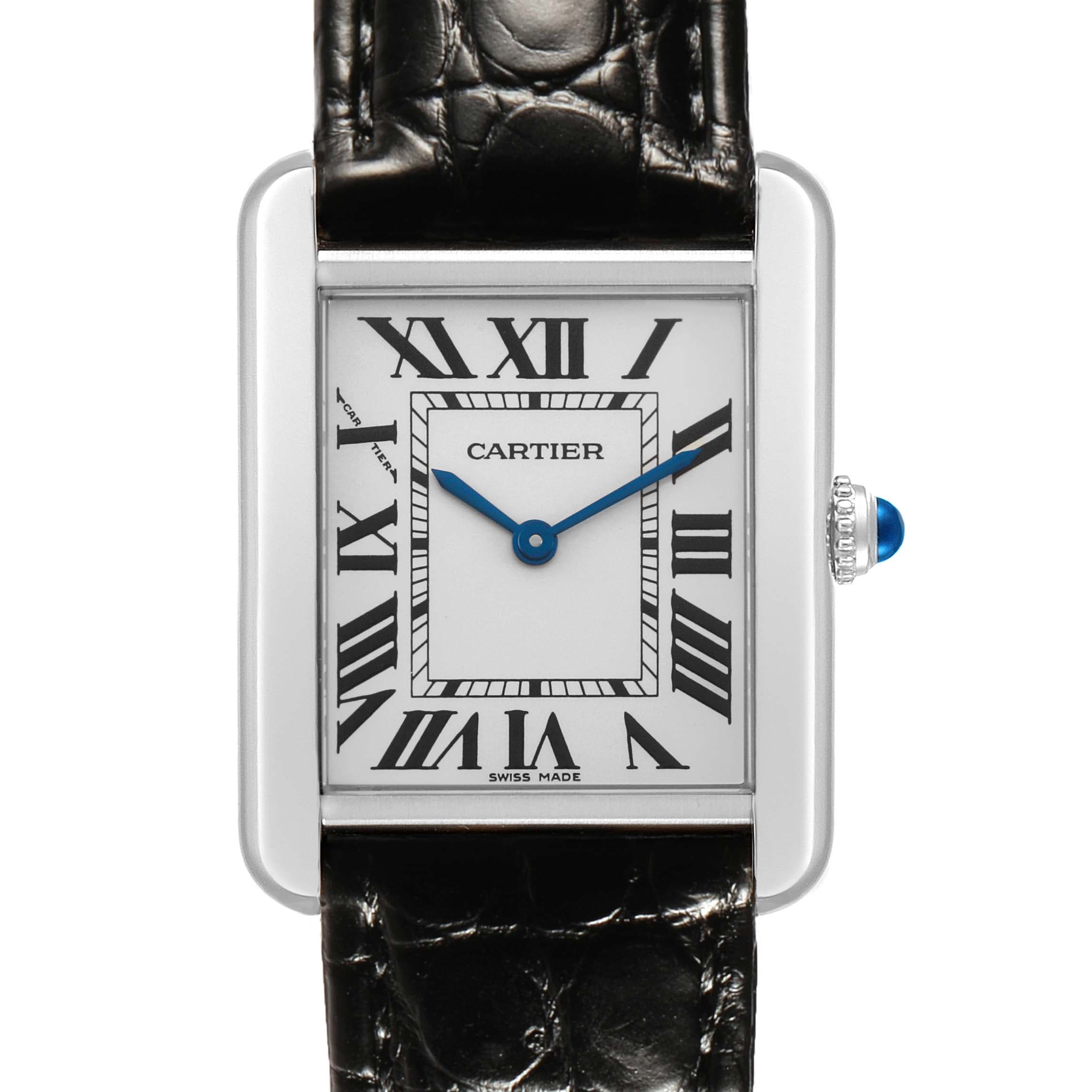 Cartier Tank Solo Steel Silver Roman Dial W5200005