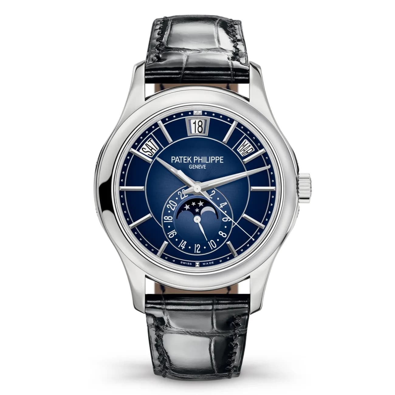 Patek Philippe Complications Annual Calendar Moonphase 5205 5205G-013