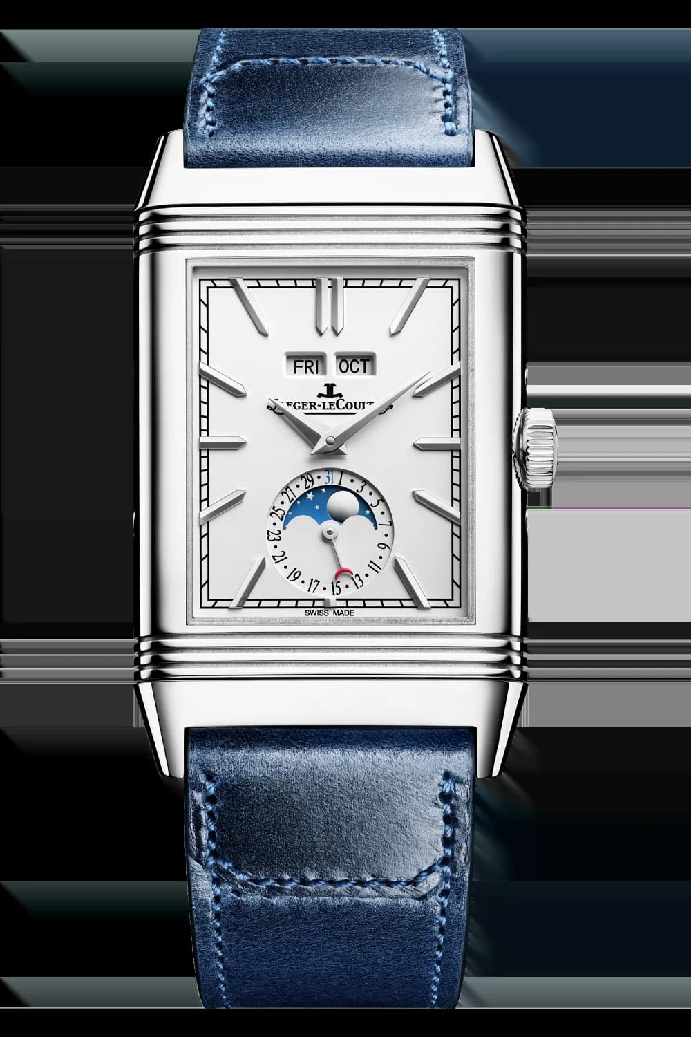 Jaeger-LeCoultre Reverso Reverso Tribute Duoface Calendar SS Silver Dial Q3918420